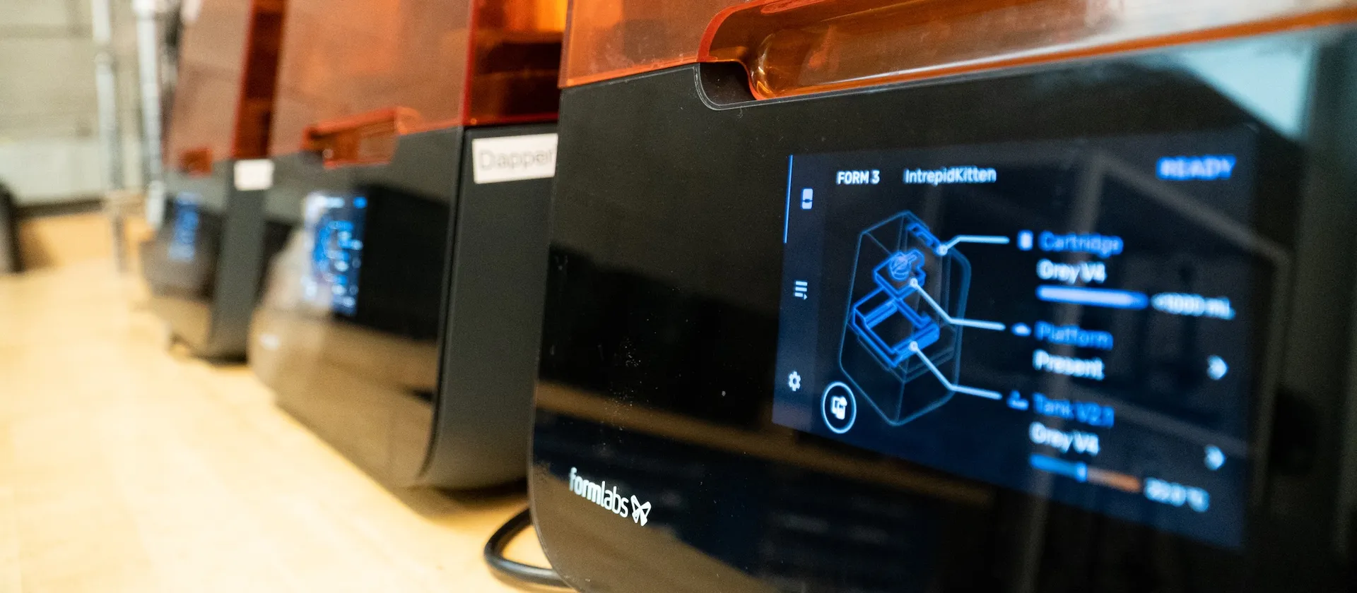 FormLabs 3D printers in the Makerspace